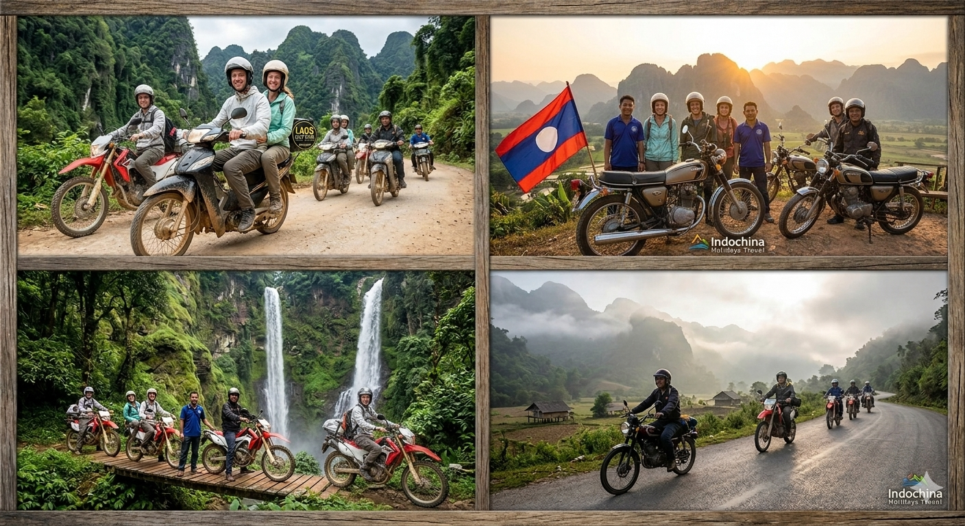 4 Days Luang Prabang To Vientiane by Easy Rider